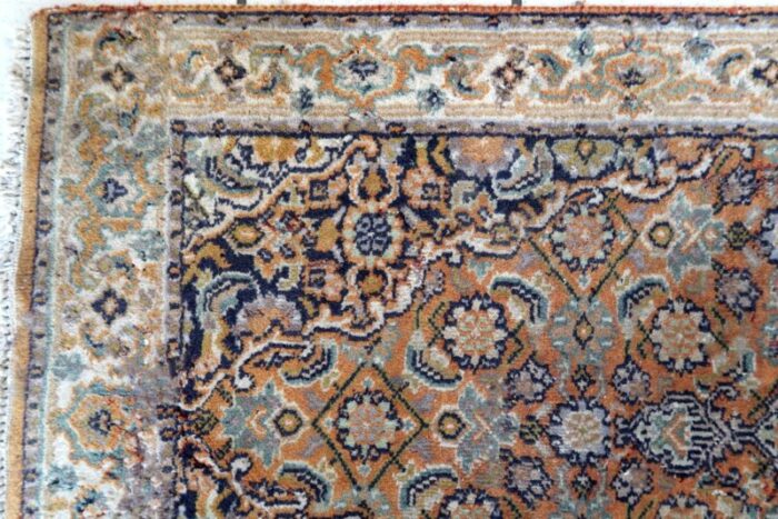 vintage indo tabriz runner rug 1970s 6