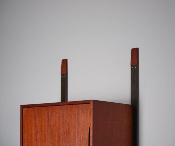 vintage italian teak wall unit 1950s 4001