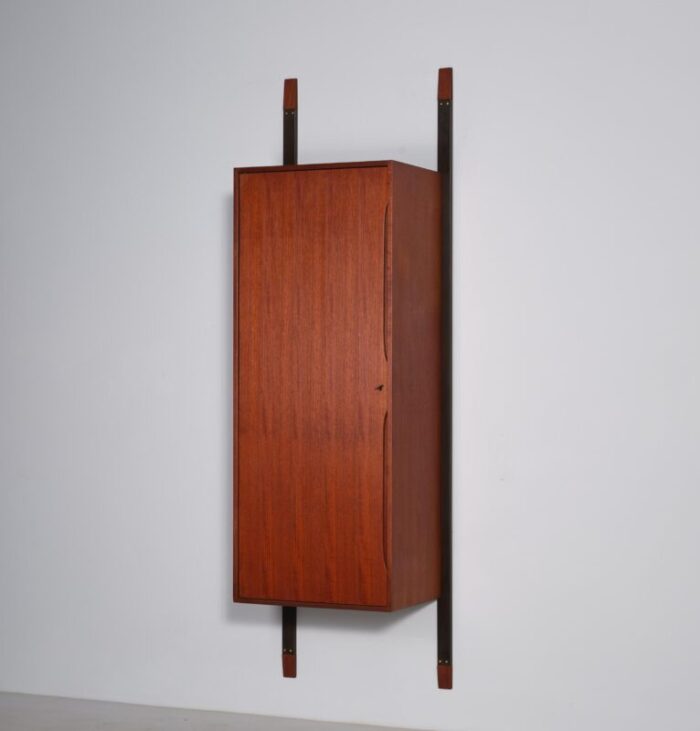 vintage italian teak wall unit 1950s 7472