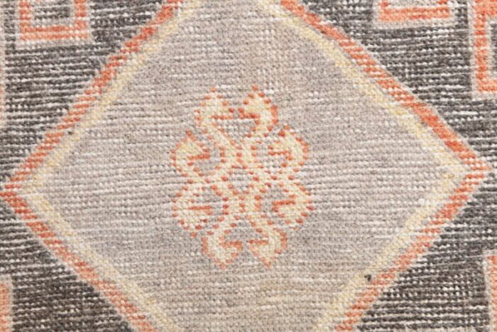 vintage jute runner rug in orange 8