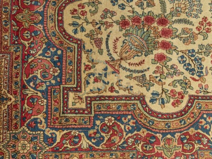 vintage kerman rug 1960s 4