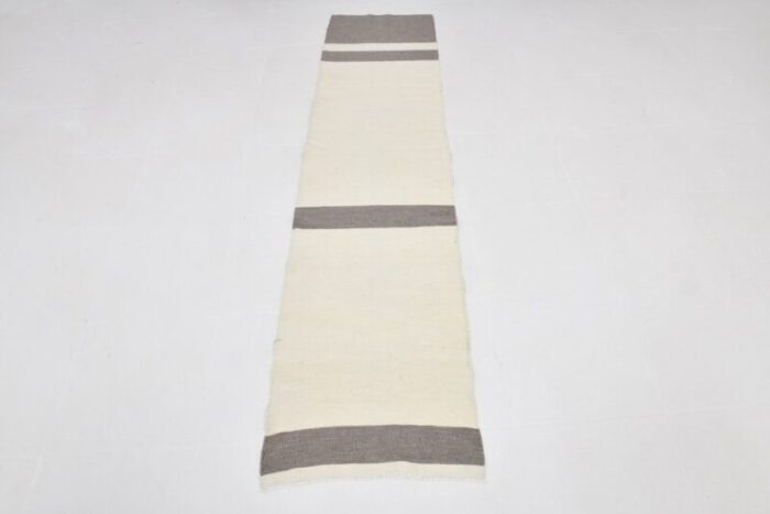 vintage kilim runner rug in wool 1