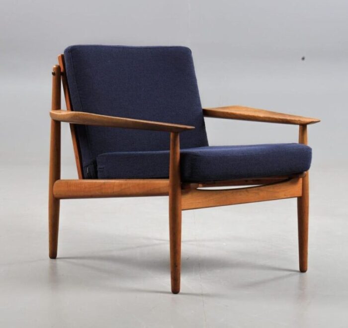 vintage lounge chair by arne vodder for glostrup furniture factory 1960s 7823