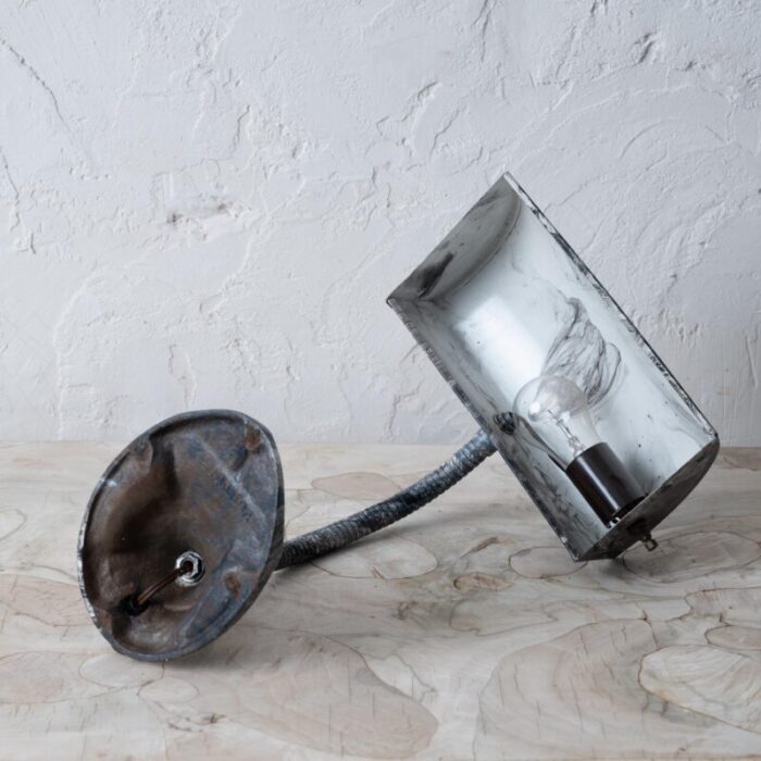 vintage marbleized gooseneck lamp c1930s 6889