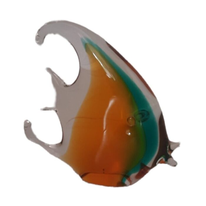 vintage murano crystal fish 1