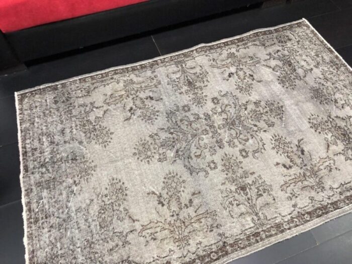 vintage overdyed living room rug 4