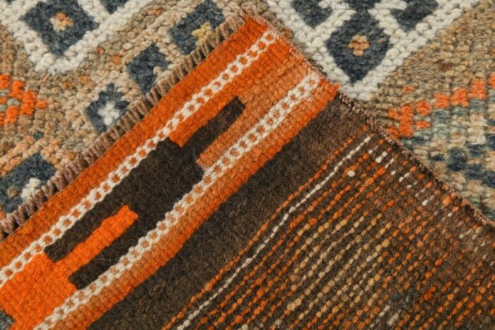 vintage runner rug in wool 12 2