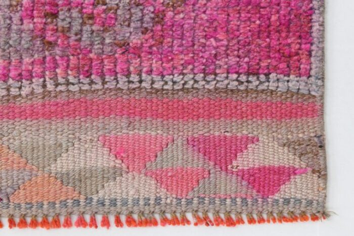 vintage runner rug in wool 19