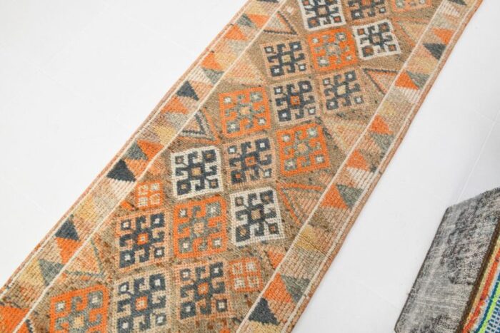 vintage runner rug in wool 5 2