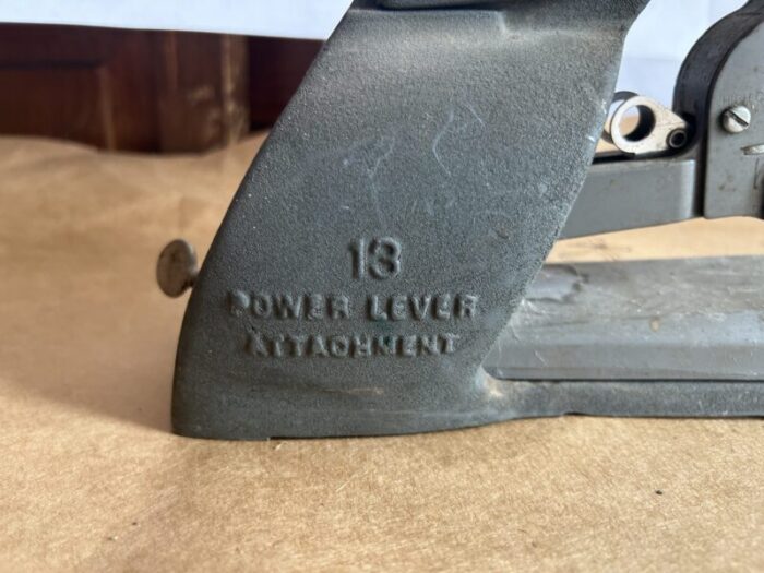 vintage speed product power lever 13 attachment and multi sheet swingline stapler 9942