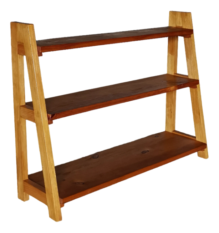 vintage swedish pine and elm display shelf by axel einar hjorth for nordiska kompaniet 1930s 1955