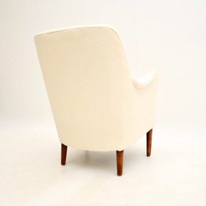 vintage swedish sampsel armchair attributed to carl malmsten 1960s 4589