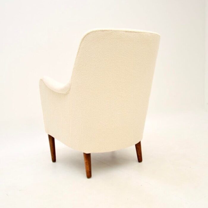 vintage swedish sampsel armchair attributed to carl malmsten 1960s 6498