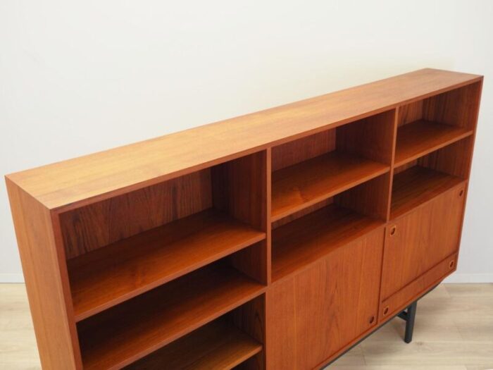 vintage teak bookcase 1970s 0549