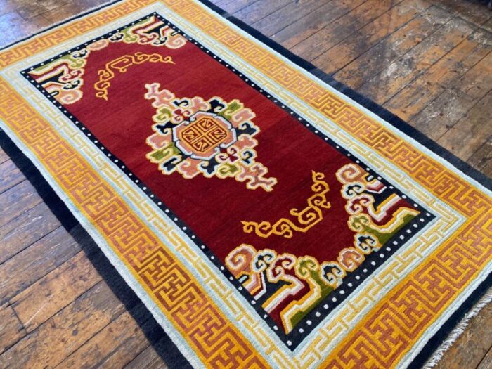 vintage tibetan rug 1930s 1555