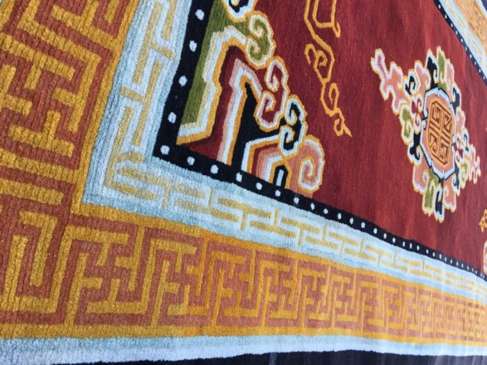 vintage tibetan rug 1930s 5529