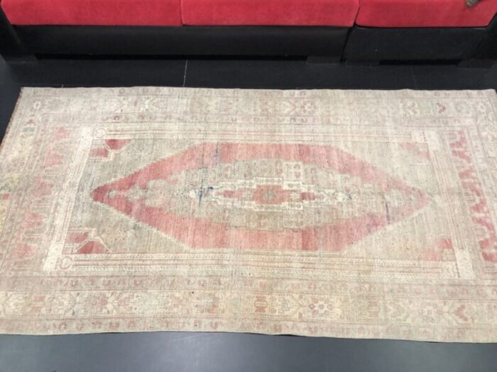 vintage tribal hand knotted area rug 7