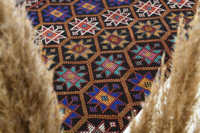 vintage turkish cacim kilim rug 2 2