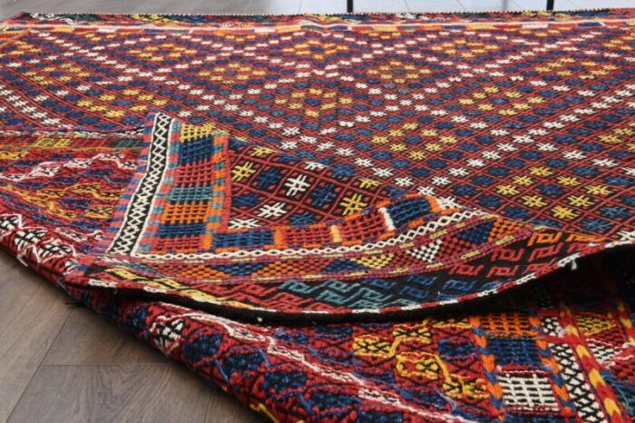 vintage turkish cacim kilim rug 4