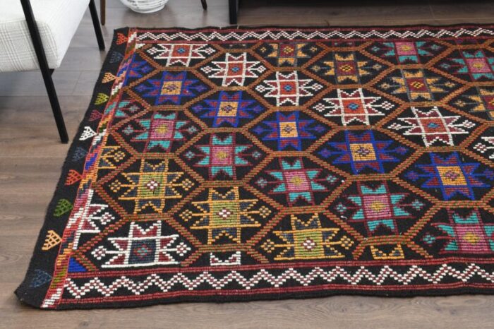 vintage turkish cacim kilim rug 5 2