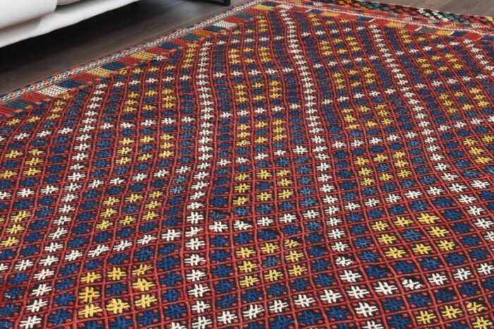 vintage turkish cacim kilim rug 7