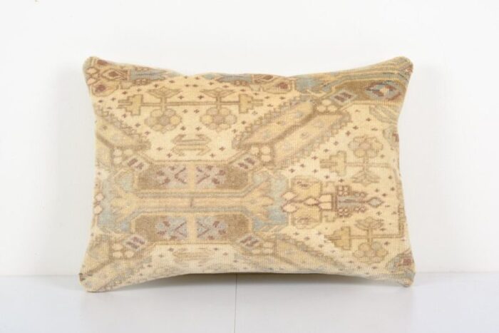 vintage turkish cushion cover in wool 1