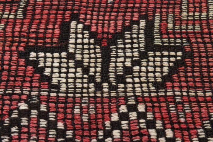 vintage turkish flatweave kilim rug 3