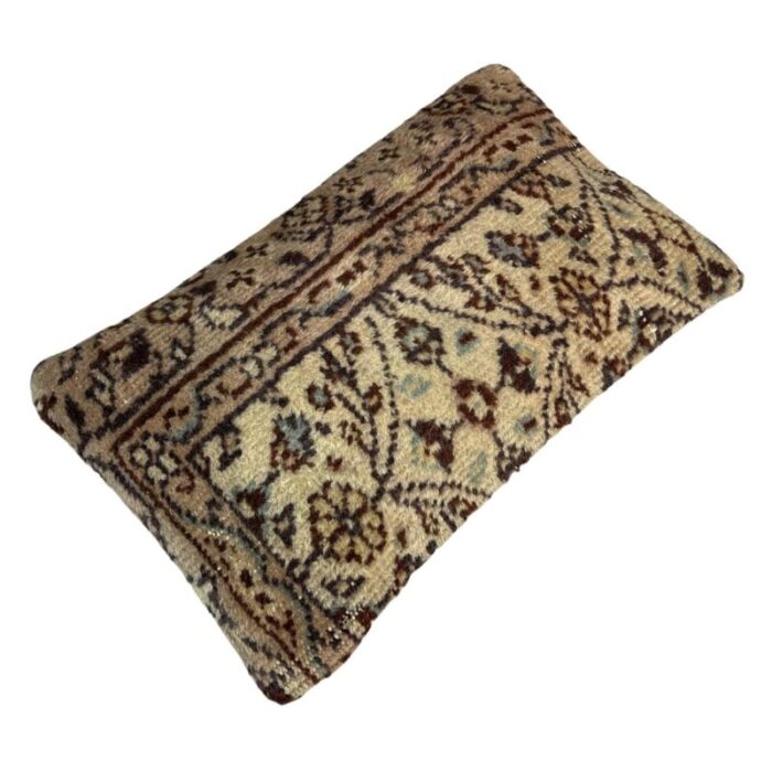 vintage turkish handmade cushion cover in wool cotton 3