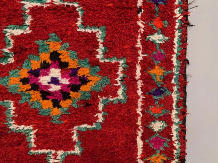 vintage turkish handmade runner rug in wool 7