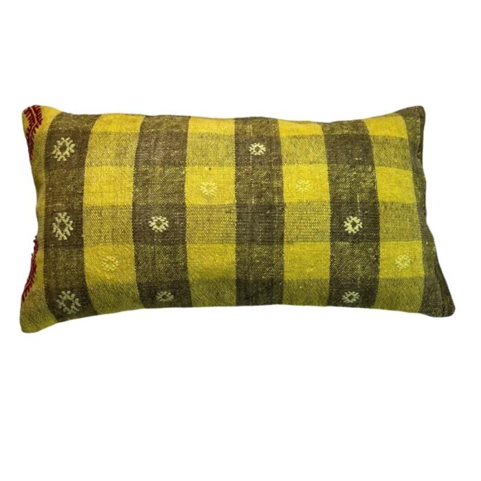 vintage turkish kilim bench pillow cover 5