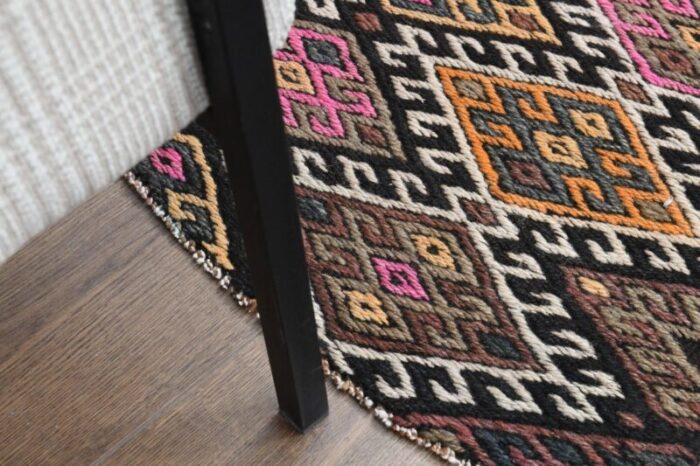 vintage turkish kilim runner rug 7 1