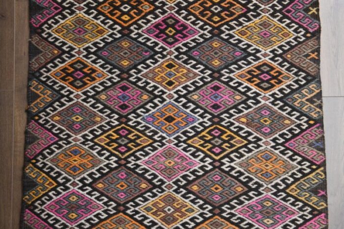 vintage turkish kilim runner rug 8 1