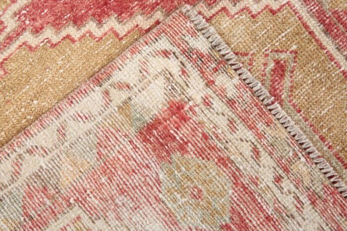 vintage turkish red runner rug 15