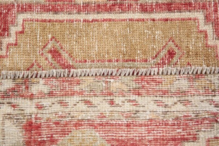 vintage turkish red runner rug 16