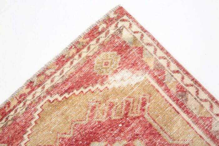 vintage turkish red runner rug 18