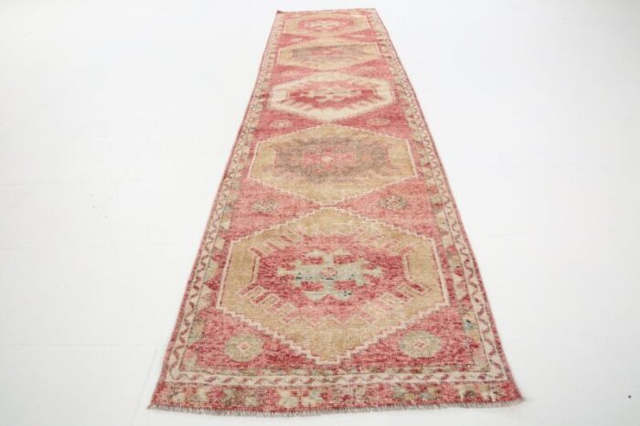 vintage turkish red runner rug 2