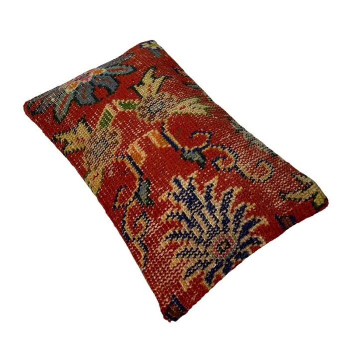 vintage turkish wool handmade cushion cover 3