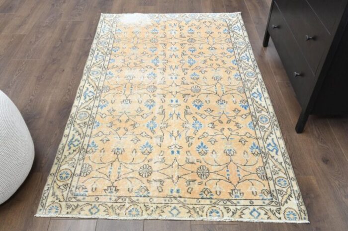 vintage turkish wool rug 1