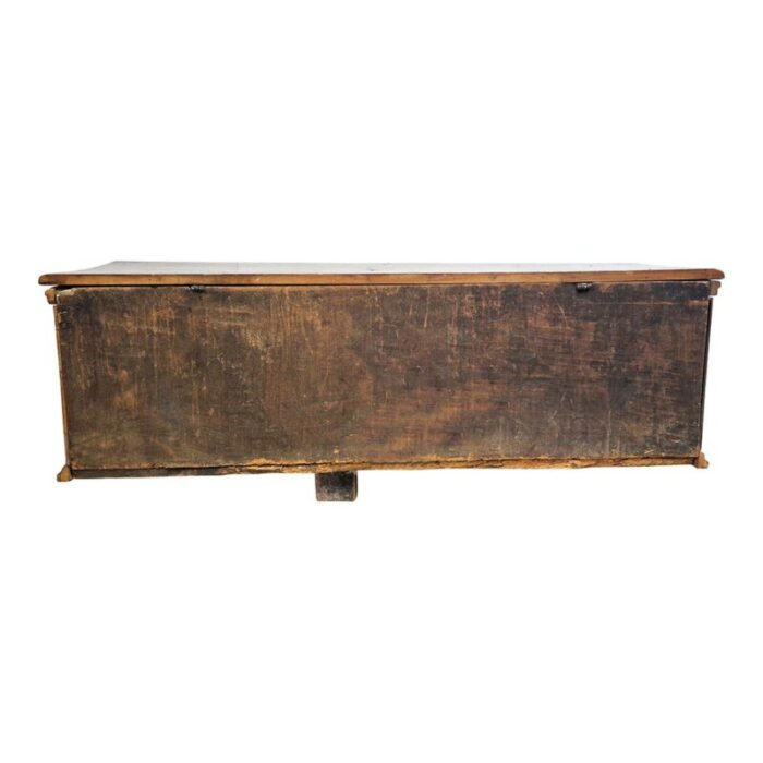 vintage wooden chest 6958