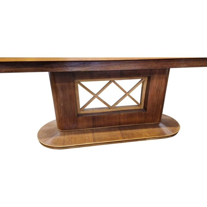 walnut and maple dining table 1930s 3578