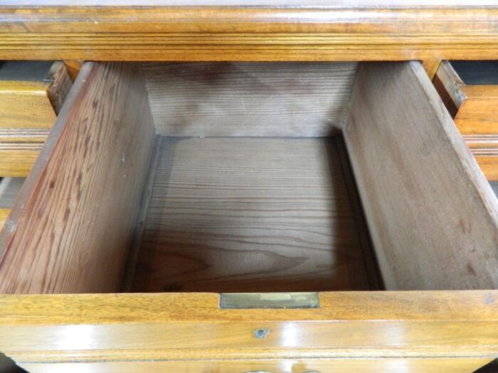 walnut chest of drawers with top hat drawer 1870s 8736