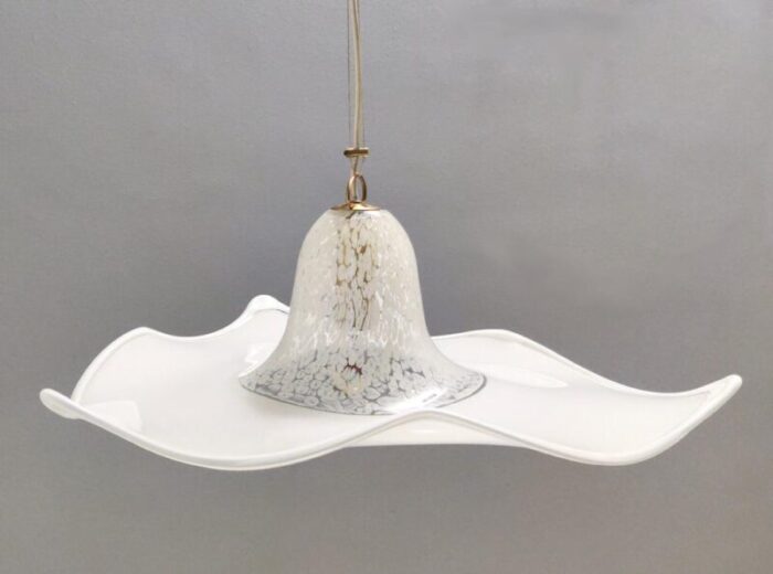 white murano glass pendant from la murrina 1980s 8779