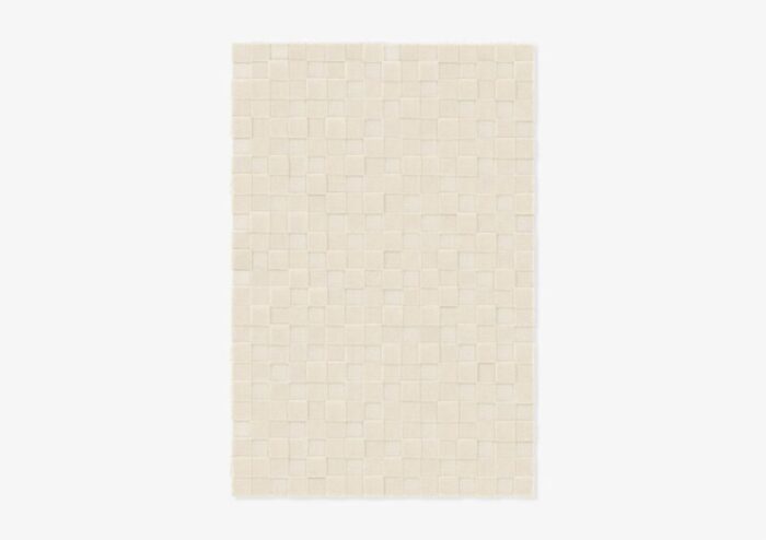 white square textured rug from marqqa 1