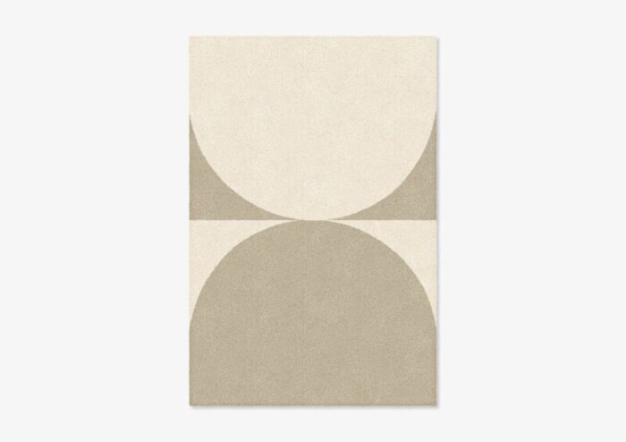 white taupe shape in rug from marqqa 1