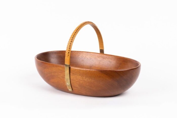 wooden bowl by carl auboeck austria 1960s 2