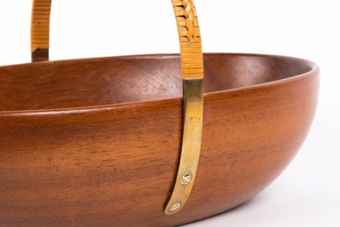 wooden bowl by carl auboeck austria 1960s 5