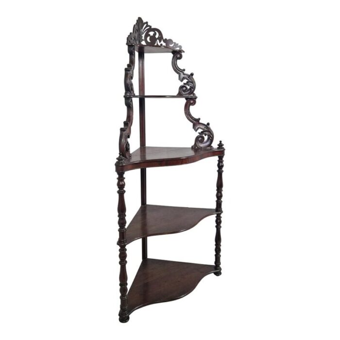 wooden corner shelf 2730