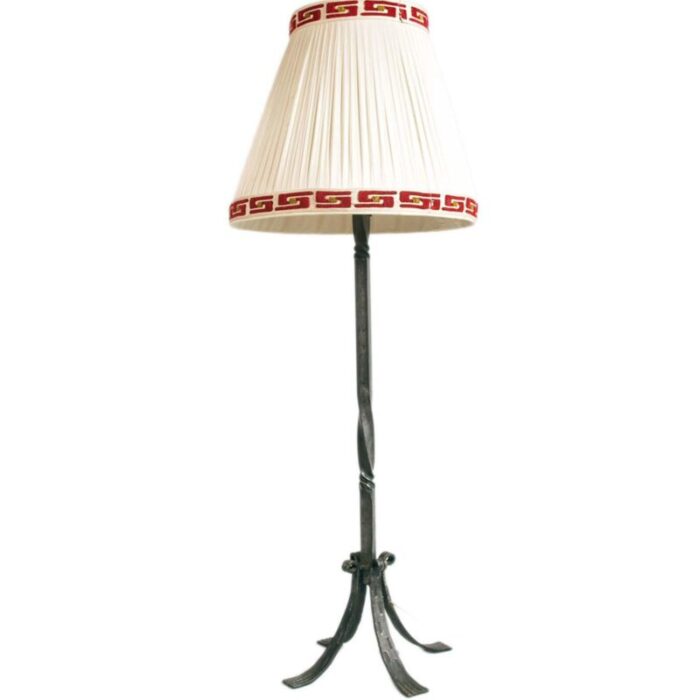 wrought iron floor lamp from tyrol 1950s 2941