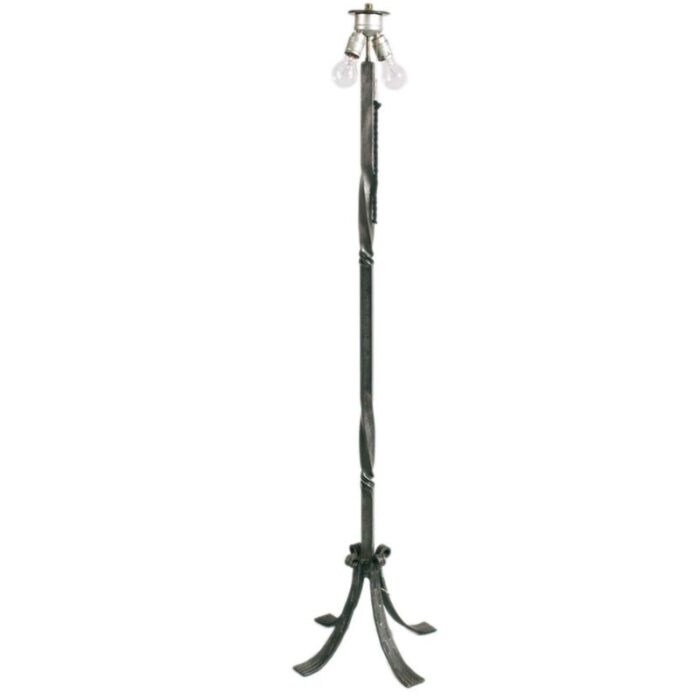 wrought iron floor lamp from tyrol 1950s 7194