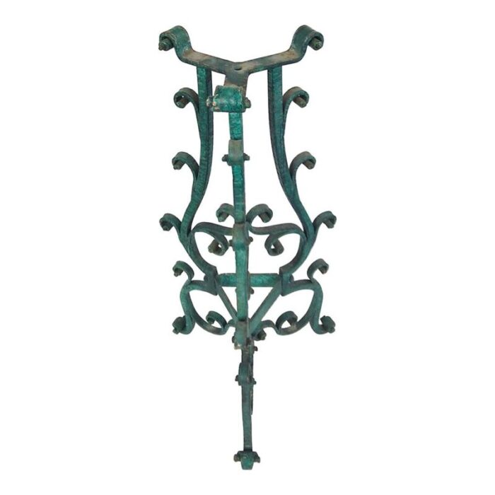 wrought iron vase holder 1930s 1909